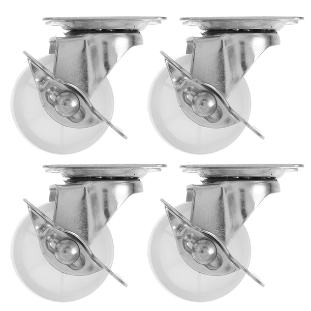GOOHOCHY 4 ruedas giratorias para muebles, ruedas de repuesto para muebles, ruedas resistentes para banco de trabajo.