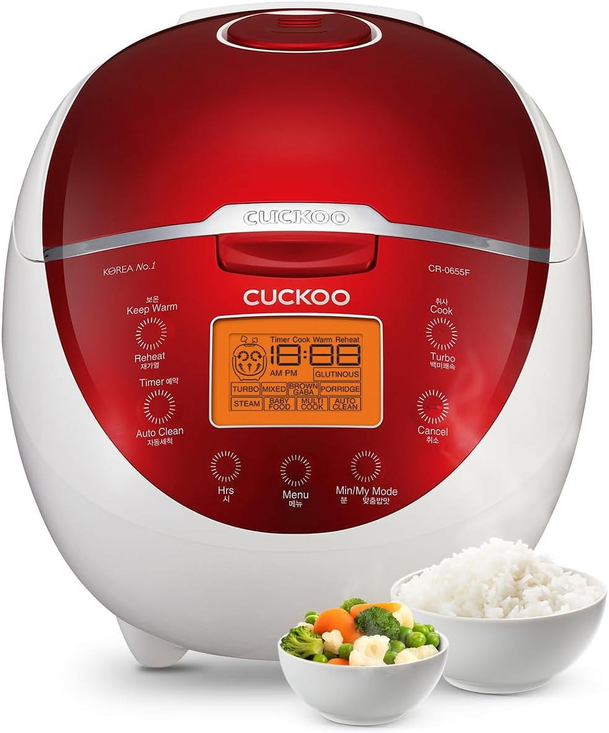 Rice Cooker Cuckoo CUCKOO 6-Cup Rice Cooker With Fuzzy Logic - Multi ...