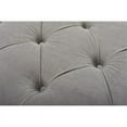 thumbnail image 5 of Brika Home Tufted Roll Arm Entryway Bench in Opal Gray, 5 of 12