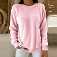 thumbnail image 2 of UJNDER Winter Thermal Flannel Shirt for Plus Size Long Sleeve Pullover Top Soft Brushed Blouse Cozy Warm Loungewear Casual Comfort Fit Full Coverage Tunic Style for Cold Weather Womens Tops Pink M, 2 of 9
