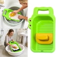 thumbnail image 1 of Washing Board Space Saving Portable With For Kids Training Laundry Household, 1 of 6