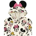 thumbnail image 3 of Disney Mickey Mouse Minnie Mouse Goofy Donald Duck Pluto Daisy Duck Big Girls Fleece Dress White 10-12, 3 of 5