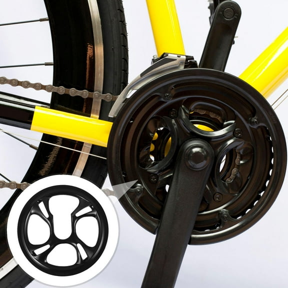 HEANUJJ Bike Chainring Guard Plastic Durable Chain Protector with Sleek Design for Outdoor Riding