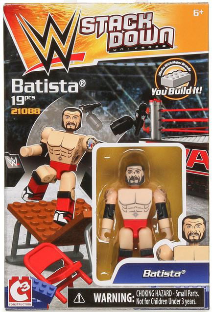 WWE Wrestling StackDown Batista Playset