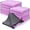 Purple, variant on 12 Pcs Microfiber Towels for Cars, 800 GSM Plush Drying Cleaning Cloth Bulk, 16 x 16 Inch Thick Absorbent Wash Detailing Towels for Car Polishing, House, Kitchen Cleaning(Yellow and Gray)