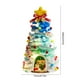 thumbnail image 3 of 10 in DIY handmade Lighted Mini Christmas Tree Small Desktop Christmas Tree With 20 LED Cones And Christmas Decorations, 3 of 6