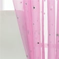thumbnail image 4 of CSCHome Polyester Curtains for Living Room Silver Star Curtains Hanging Hook style for Bedroom 39.4x106.3inch Pink, 4 of 10