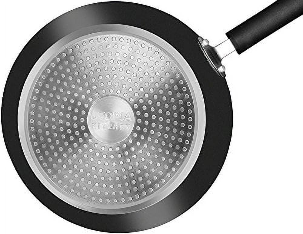 9.5 Pressed Aluminum Fry Pan - Sapphire Non-Stick Induction – Orion Cooker