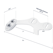 LUXE Bidet NEO 185 - Self-Cleaning, Non-Electric Bidet Attachment, Rear and Feminine Wash White