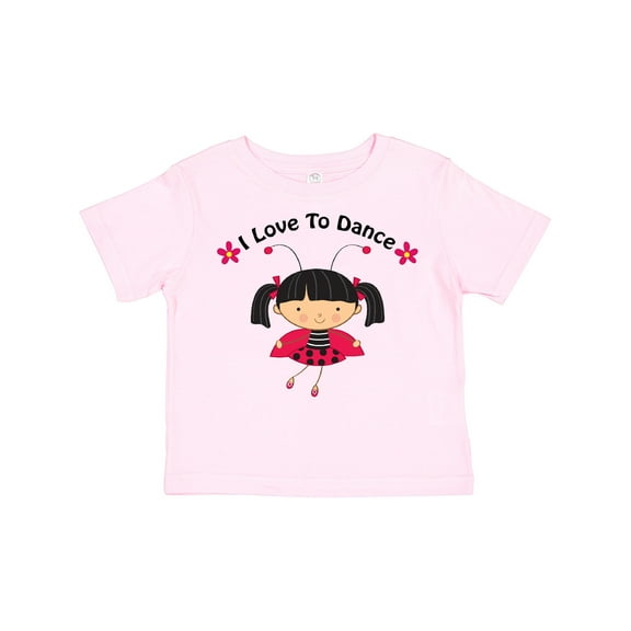 Inktastic I Love to Dance Ladybug Girls Toddler T-Shirt