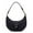 SD Black, variant on MKF Collection Neza Shoulder Women's Bag , Solid Vegan Leather Half Moon Top Handle Handbag by Mia K - Black