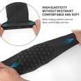 thumbnail image 4 of Only Moment Black Compression Sleeve Arm Sleeves for Men Women Children's Sports Arm Guard EVA Cooling UV Sun Protection Sports Compression for Men/Women YXL, 4 of 6