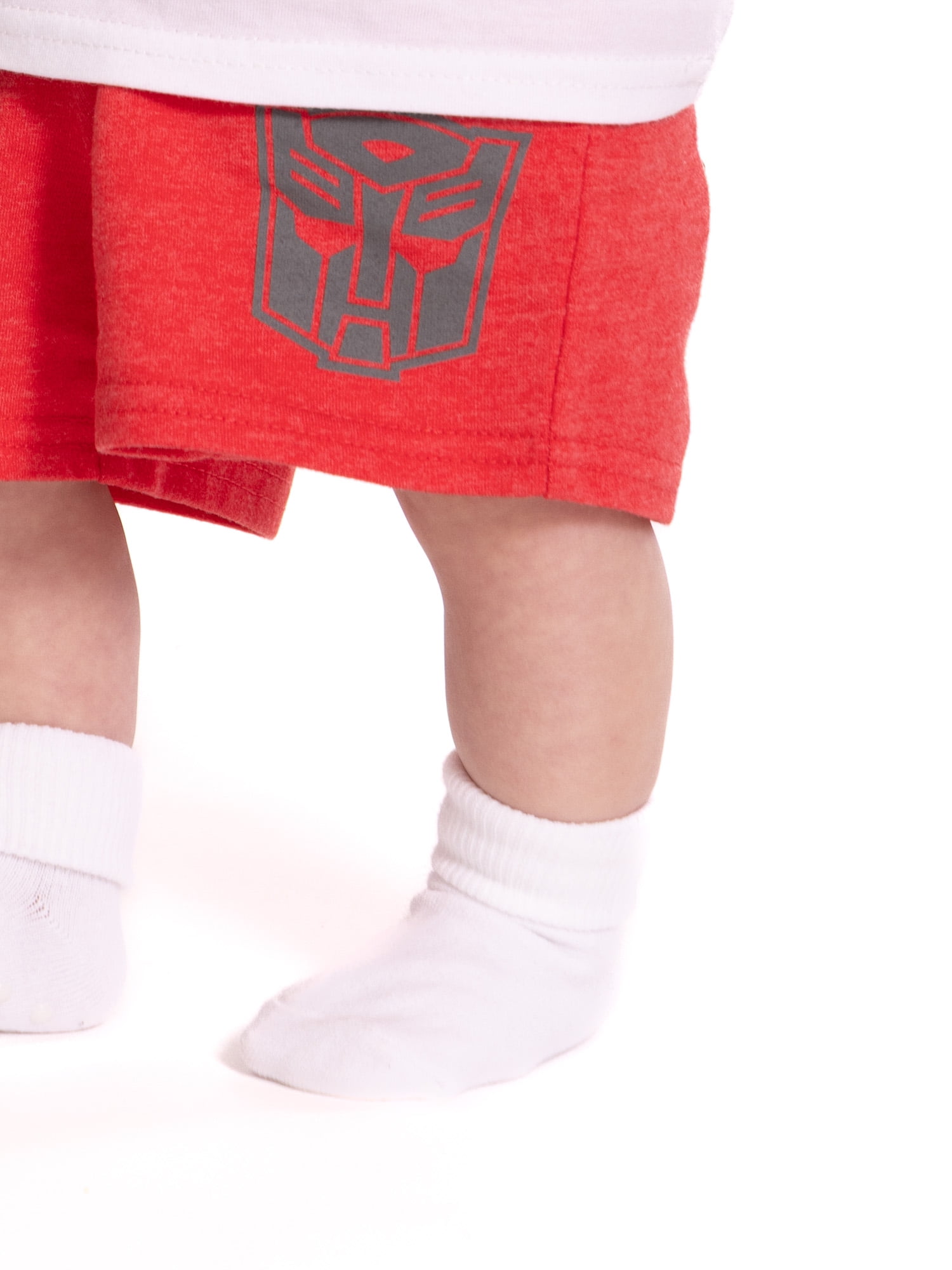 Transformers Baby Boys Short Sleeve Graphic Tee and Shorts Set, 2-Piece, Sizes 0/3M-24M