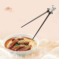 thumbnail image 3 of HUGFEGWE Training Chopsticks, Kids Training Chopsticks, Cute Panda Kids Chopsticks, Safe Chopsticks Helper, Heat Resistant Silicone Child Chopsticks with Guide Practice, Training Chopsticks For Kids, 3 of 9