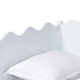 thumbnail image 4 of Baxton Studio Malaya Modern White Wood Full Daybed with Scalloped Edges, 4 of 6