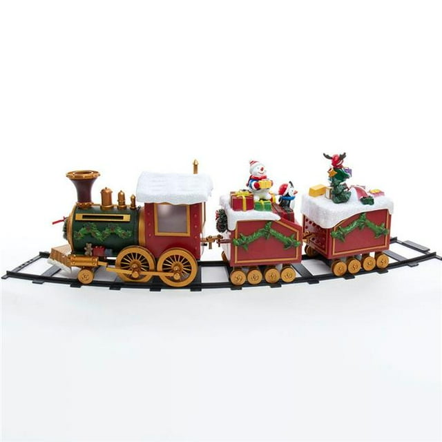 Kurt S. Adler JEL1313 19.7 in. Batterie Allumé Ensemble de Train de Santa Musical - 3 Pièces