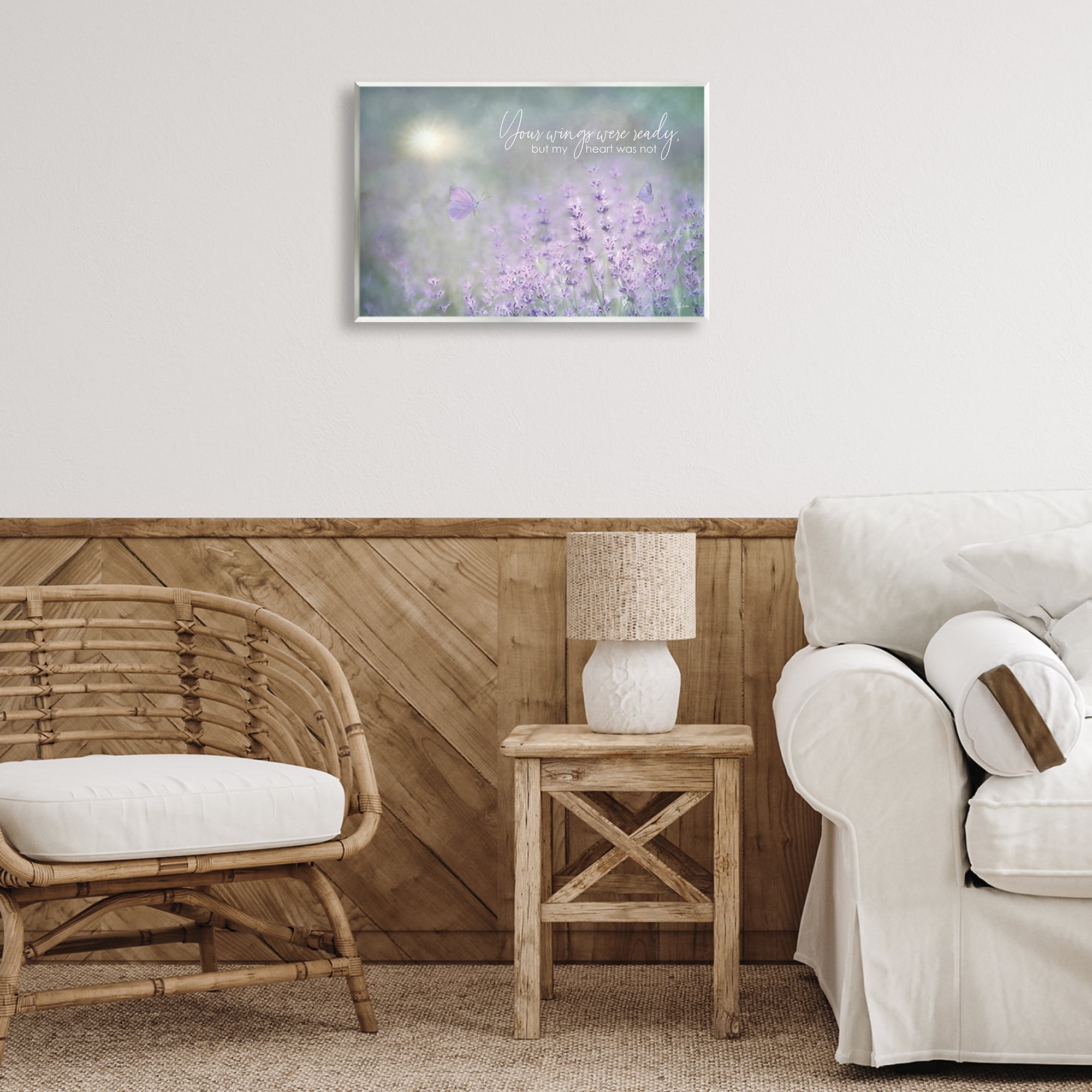 Stupell Industries Floral Grief Quote Plants & Flowers Painting Unframed Art Print Wall Art, 19 x 13