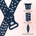 thumbnail image 3 of KOMI 2 Pack Silicone Bands Compatible with Apple Watch Band 38mm 40mm 41mm 42mm 44mm 45mm 49mm, Hollow-Out Dog Paw Design Sport Soft Strap for iWatch Ultra SE Series 9/8/7/6/5/4/3/2/1 Women Men, 3 of 6