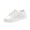 White, variant on Breathable Casual Shoes, Ruffle Trim Footwear, Lightweight Walking Sneakers, Summer Daily Shoes, Women's Mesh Panel Lace Up Sneakers Breathable Ruffle Trim Casual Walking Shoes, Black 9