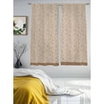thumbnail image 3 of Pink Brown Floral Sheer Curtains 63 Inch Length 2 Panels Set, Spring Flowers Voile Window Treatment Rod Pocket Curtains Sheers Drapes for Bedroom/Living Room/Kitchen 52x"63"x2, 3 of 7