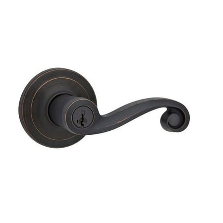 Kwikset 740LL-S Lido Keyed Entry Door Lever Set with Smart Key