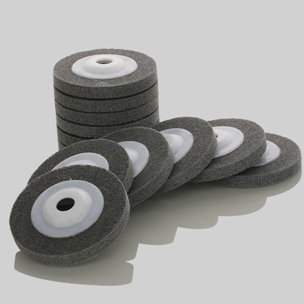 4" 100mm Nylon Fiber Polishing Buffing Wheel Pad Disc for Angle Grinder