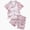 Light Pink, variant on kaprioy Toddler Baby Girls Summer Outfits 18 24 Months 2T 3T 4T 5T 6T 7T Satin Pajama Set Cartoon Cowboy Boot Print Top Shorts Soft Sleepwear Loungewear Set