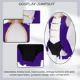 thumbnail image 5 of Aislor Kids Girls Sleeveless Party Dance Leotard Jumpsuit Performance 6-16 Purple 8, 5 of 7