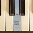 thumbnail image 3 of Phenofice 2Sets Piano Letter Stickers for Keyboard White Smooth Design Easy to Remove, 3 of 8