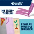 thumbnail image 4 of Juego de rotuladores Crayola Fine Point (12 quilates), punta fina, no tóxico, 4 of 9