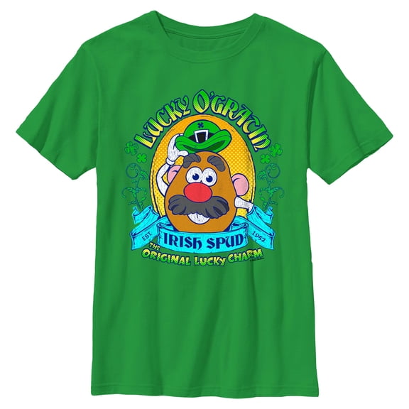 Boy's Mr. Potato Head Lucky O'Gratin Graphic T-Shirt