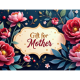 thumbnail image 4 of Floral Design Gift for Mother Banner Background Backdrop Decor Party Supplies Mother Appreciation Day Celebrations Family Gatherings Photo Booth Decors, 4 of 4