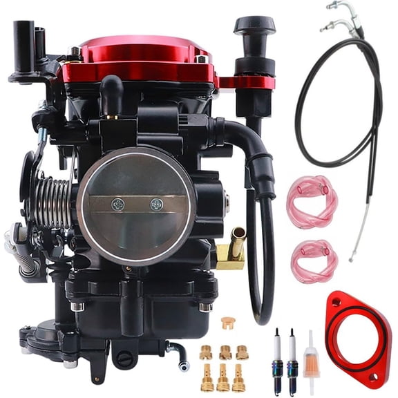883 Carburetor CV40   35" Throttle Cable   Intake Manifold for HarleyDavidson Sportster 883 XL883 1200 XLH1200 Touring Dyna FXR FXD 1998-2016 Softail 1988-2017 Replace 27490-04 27421-99C