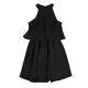thumbnail image 2 of bar III Mujeres Popover Halter Gargantilla Shift Tiered Vestido, Negro, XS, 2 of 2