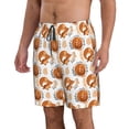 thumbnail image 2 of Kdxio Cute Squirrel Pattern Mens Casual Shorts - Drawstring Summer Beach Sports Shorts for Men, 2 of 9