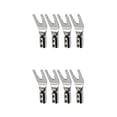 thumbnail image 3 of Matsuzay 4X Cable Clip Conector de cable Banana Plug Plata Tamaño compacto Larga duración Ahorro de espacio Suministros de altavoces Plata Plata 2Conjunto, 3 of 6