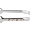 thumbnail image 4 of M Buder Espuelas de aleación de zinc cromadas para damas (Plateado) 13 cm / 5.11 inches, 4 of 9