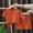 Orange, variant on Fesfesfes Children's Summer Casual 2Pcs Outfit Set Soft Breathable Short Sleeve Round Neck Top and Elastic Waist Shorts,Lightweight Matching Outfits for Boys Girls,Home Beach Vacation (Beige,5 Years)