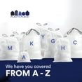 thumbnail image 4 of Plasticplace Bolsas de basura de ajuste personalizado │ Simplehuman (x) compatible con código K (50 unidades) │ Revestimientos de basura con cordón blanco de, 4 of 9