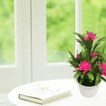 thumbnail image 3 of Simulación de bonsái con flores falsas, pequeño adorno de escritorio con bonsái $ Planta de flores falsas artificiales, decoración para exteriores, hogar, fiesta, jardín $ Simulación de adorno, 3 of 5