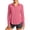 Hot Pink, variant on Womens UPF 50+ UV Sun Protection Shirts Long Sleeve Outdoor Quick Dry Fishing Hiking Button Down Shirt Tops