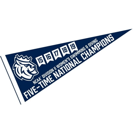 Restaurant Furniture Charlotte Nc Queens University of Charlotte Womens Swimming 5 Time National Champions College Pennant ()