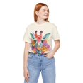 thumbnail image 2 of Giraffe Graphic Unisex 100 Cotton Vintage Animal Art T-Shirt 5, 2 of 61