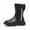 QA-Black, variant on GBSYEWXS Child Girls Boots Size 4.5-5 T Solid Color Closed Toe Zip-Up Mid-Calf Fall Comfort Black Combat Boots