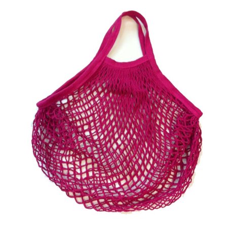 Purses Net - Reusable String Fruit Shopping Bag Supermarket Grocery Shoulder Bag Shopper Tote Mesh Net Woven Cotton Hand Totes
