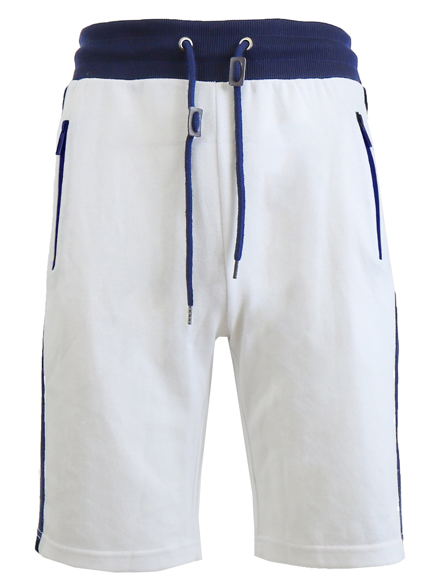 mens terry jogger shorts