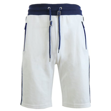 mens terry jogger shorts