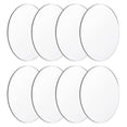 thumbnail image 1 of Tablero acrílico para manualidades Diy, 8 Uds., 15cm, señal de fácil limpieza, exhibición de productos en blanco, boda, 1 of 4