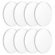 thumbnail image 1 of Tablero acrílico para manualidades Diy, 8 Uds., 15cm, señal de fácil limpieza, exhibición de productos en blanco, boda, 1 of 4