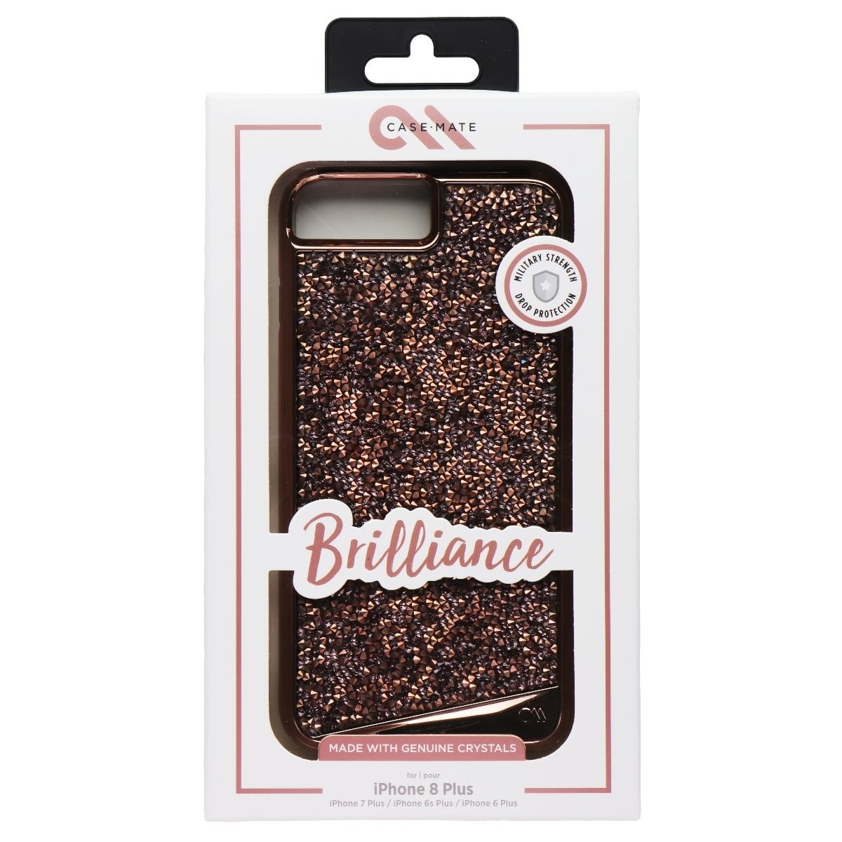 Case-Mate Brilliance Case for iPhone 8 Plus - Rose Gold